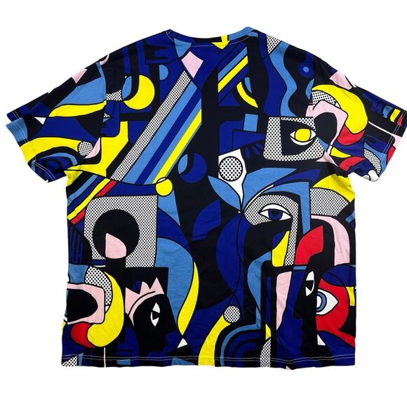 Sean John All Over Print T-Shirt Size 3XL Geometric Artistic Artwork Streetwear - Picture 7 of 9